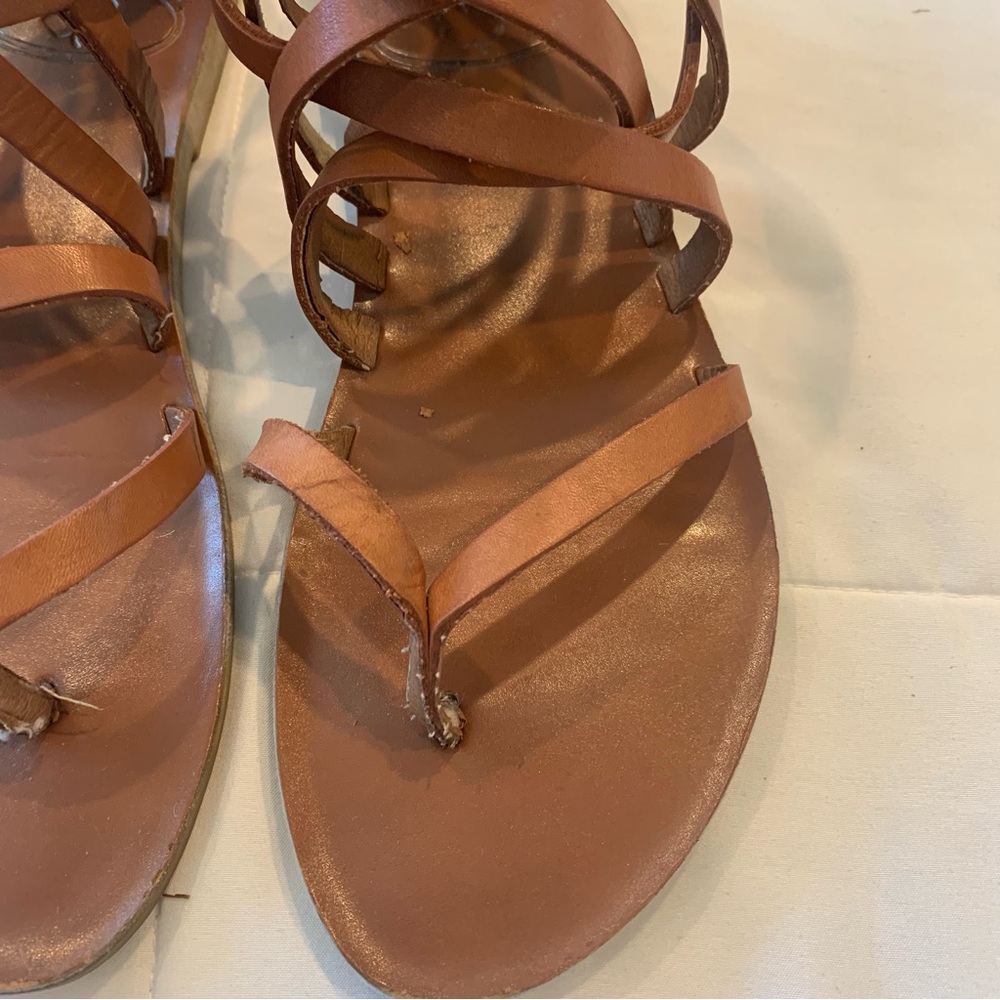 Lucky Brand Tan Strappy Sandals